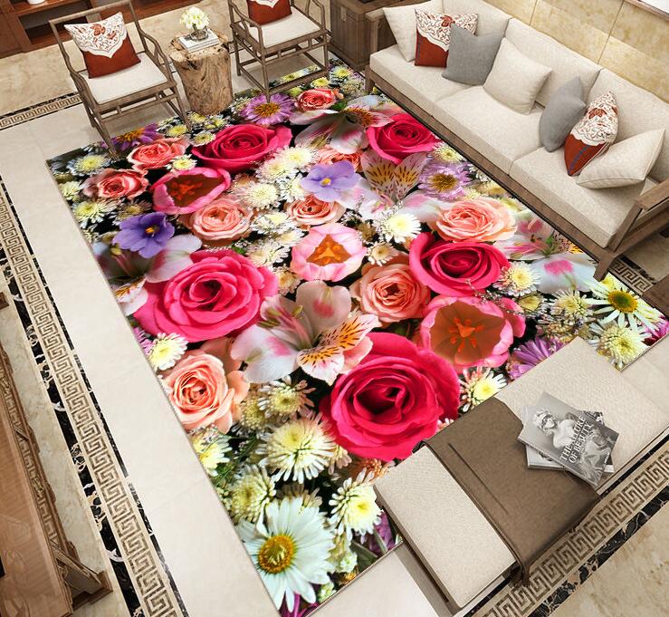 

3D-друк Спальня Вітальня Ванна кімната Абсорбуючий килим Килимок для підлоги Кухня Килимок для дверей Килимок для вхідних дверей 160*230CM