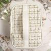 Cosmetic Bag Large Capacity Portable Handbag Woven Cosmetics Makeup Brush Storage Household Travel Wash Bag