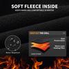 Wosawe Winter Fahrradhosen Herren Thermisch Warm Lang Radhosen Fleece Reflektierend Winddicht MTB Sport Fahrradhosen