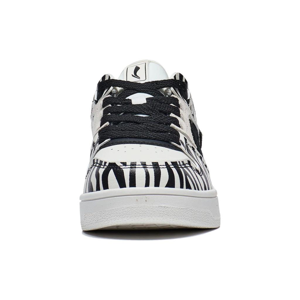 Li Ning Tian Ji Graffiti Casual Versatile Thick Sole Sneakers Non-Slip Wear-Resistant Breathable Height Increasing Low-Top Skate Shoes AGCT376-6