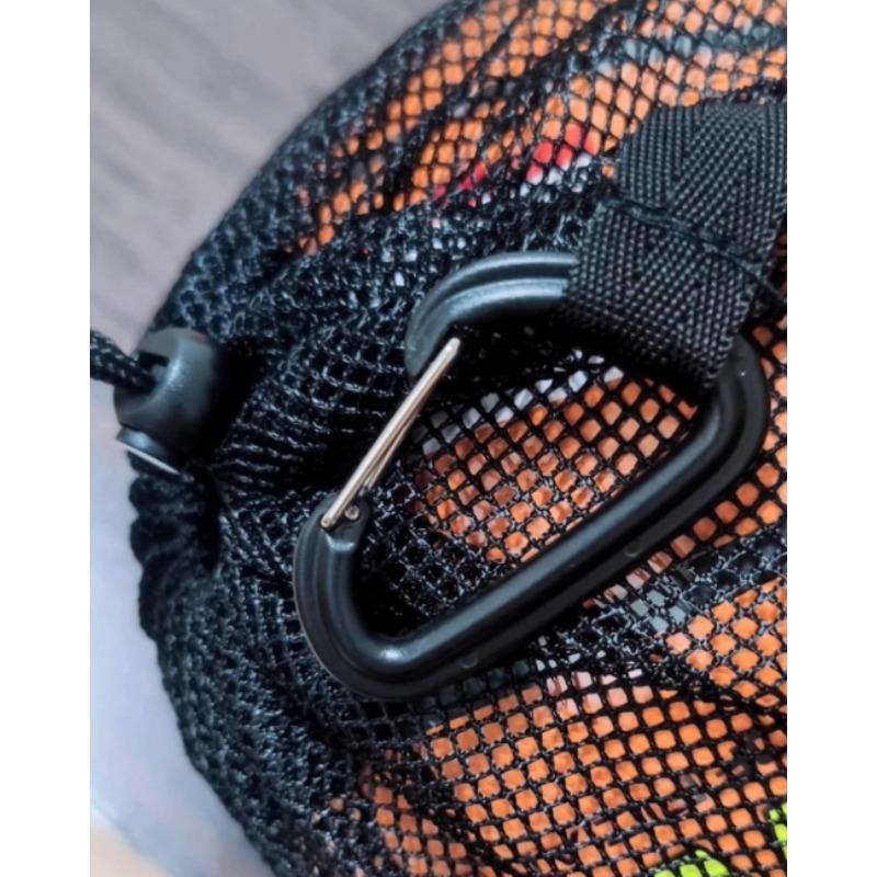 Basketball Net Bag Basketball Football Bag Volleyball Bag Drawstring Mesh Bag Special for Training Can Hold Balls