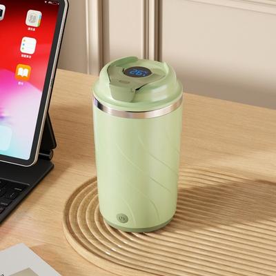 Leakproof Auto Stirring Coffee Mug Rechargeable Insulated Travel Cup Electric Mixing Mug  Travel