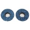 2Pcs 115mm Blue Poly Strip Wheel Disc Paint Rust Removal Tool for Angel Grinders