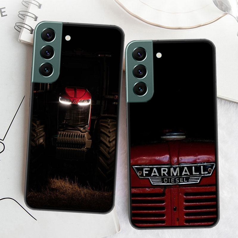 T-Tractor Farm Phone For Samsung S25 Edge Galaxy S22 Ultra S21 S10 S9 Plus S20 S23 S24 FE Case S10E Cover Silicone Soft Coque Fu