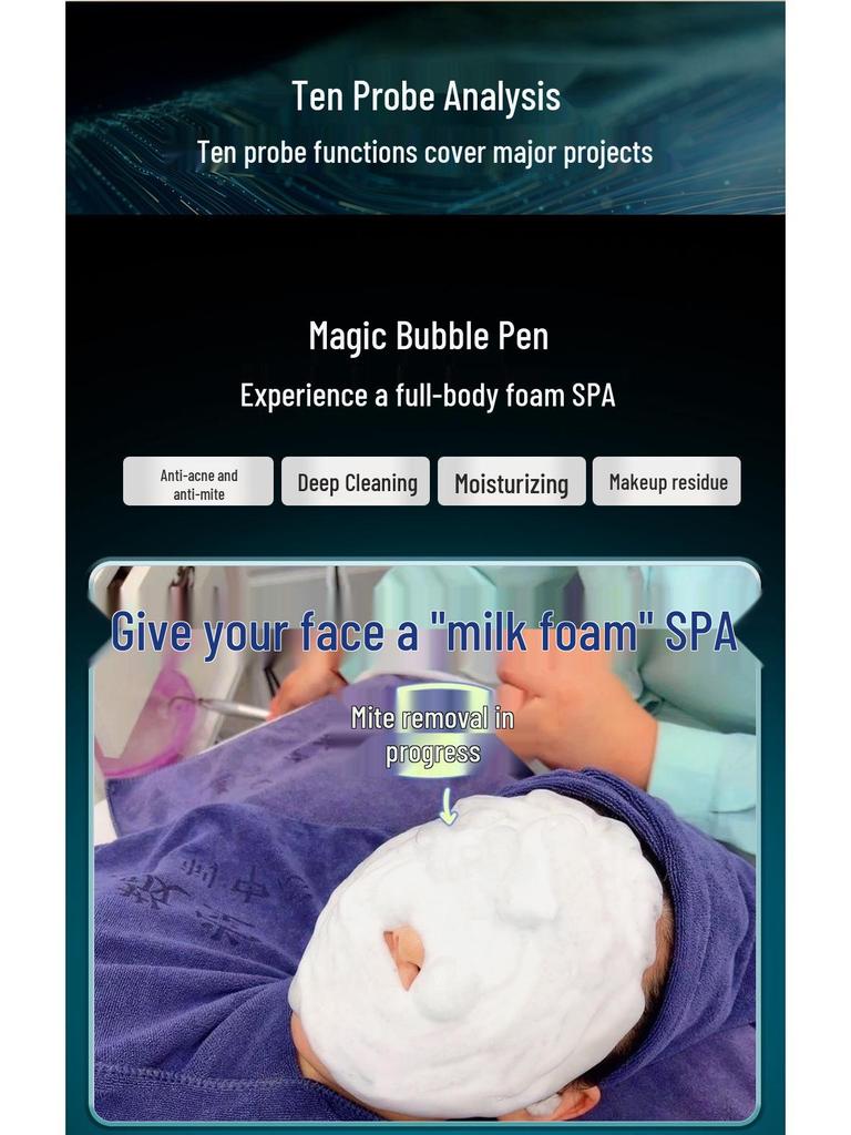 Hydrogen Oxygen Skin Care Instrument: Deep Cleanse, Oxygen Infusion & Blackhead Removal for Beauty Salons