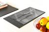 TAGLIERE IN VETRO 35x52 POSATE
