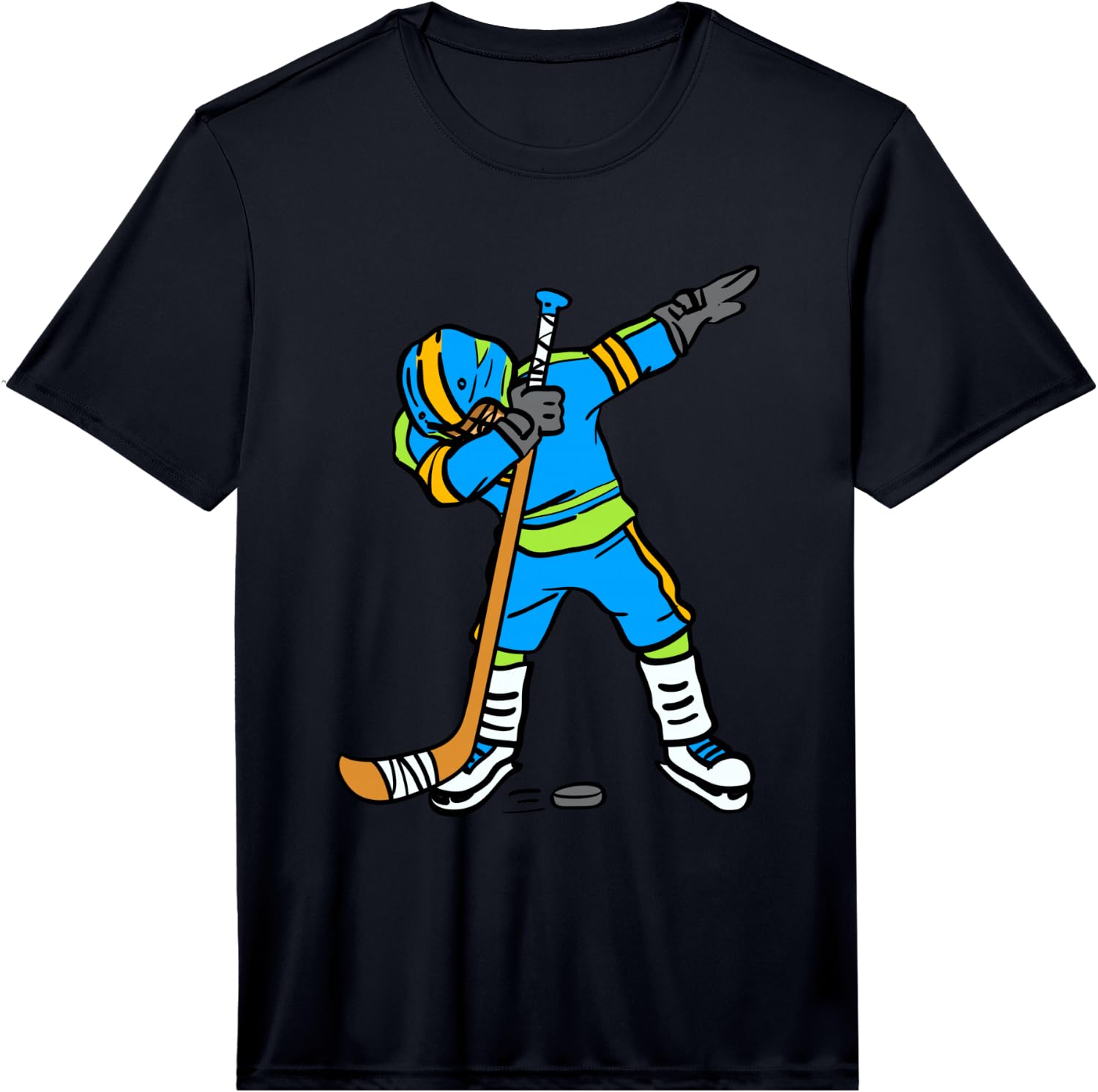 Dabbing Ice Hockey Sports Funny Gift Performance  Unisex T-Shirt XL