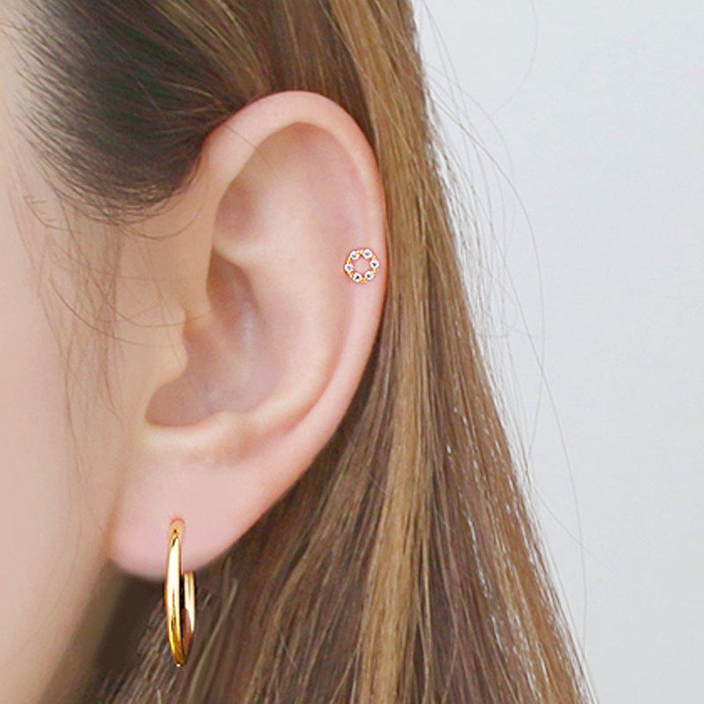 Hexaround Piercing + Ring Piercing [Sold as a Pair]