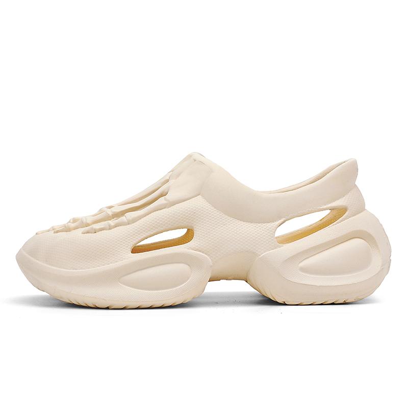 

Новинка 2024 года, мужские тапочки, сандалии, пляжные уличные сабо без шнуровки, садовая обувь, мягкие удобные сандалии из ЭВА, мужские домашние домашние тапочки 42 бежевый