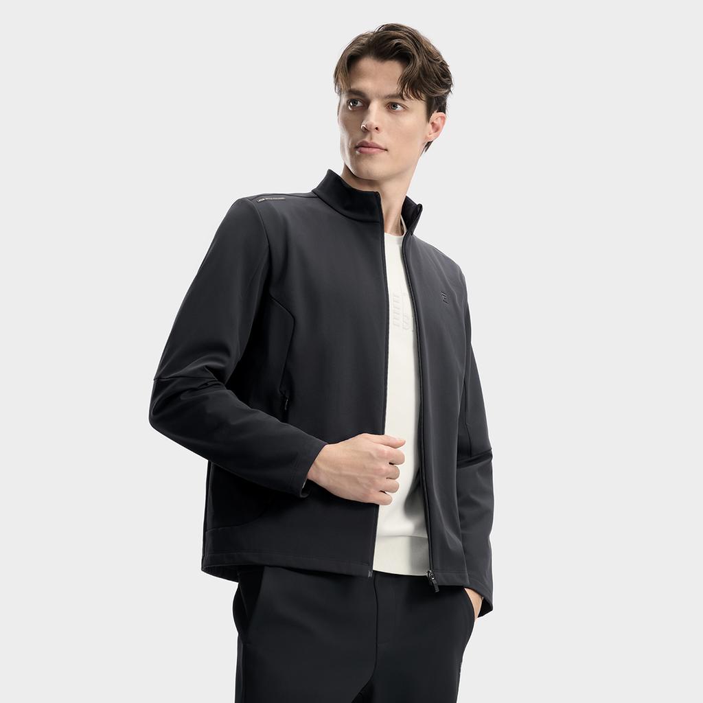 FILA Fleece Lined Classic Fashion Simple Casual Comfortable Versatile Woven Jacket Men jackets White Legendary-Blue F11M613701FNV