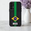 COOL B-Brazilian-N F-Flag-G ART Phone Case For Samsung Galaxy A73,A72,A71,A70,A53,A52,A51,Soft Silicone Black Cover