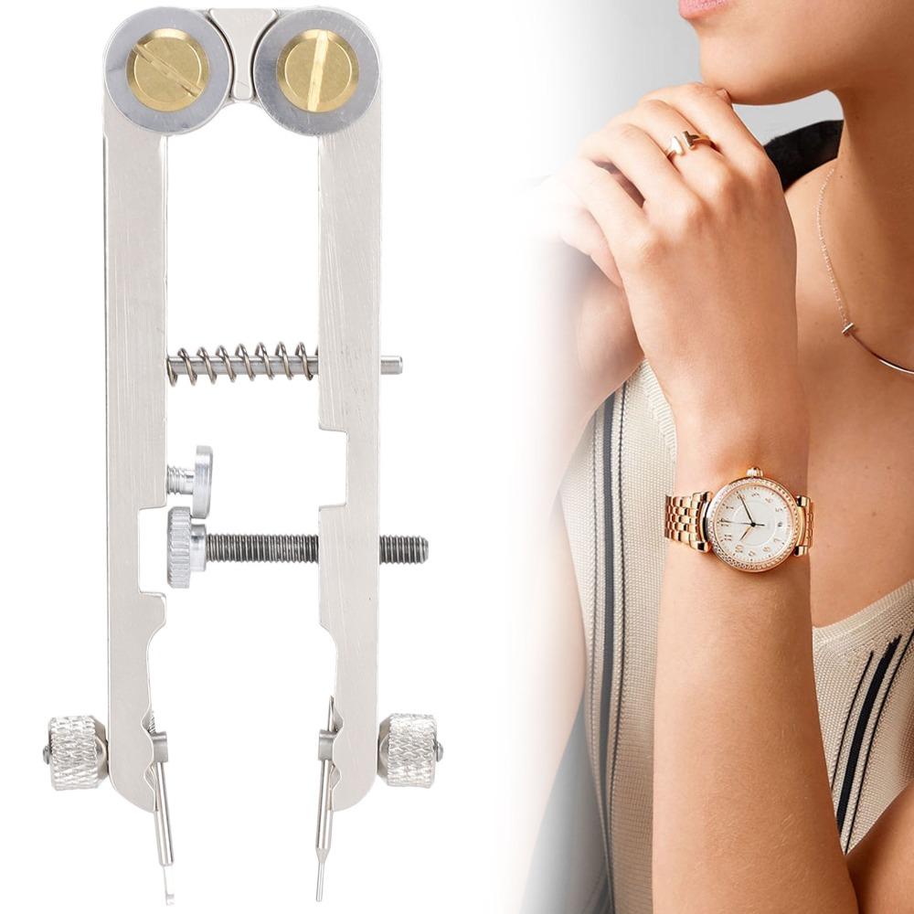 Silvery Spring Bar Tool Alloy Steel Watch Repairing Tool Watch Band Pliers Watch Band Removal