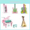 Instrument Modell Bauspielzeug Bausteine Kunststoff Gitarre 286 Stück Klavier 296 Stück Violine 284 Stück Keyboard 276 Stück Pipa 297 Stück