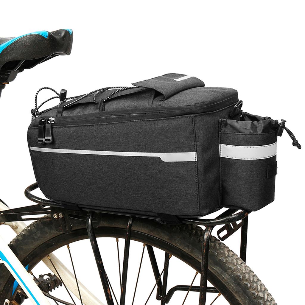 Lixada Insulated Trunk Cooler Bag Cycle Bicycle Rear Rack Storage Luggage Bag Reflective MTB Bike Pannier Bag Shoulder