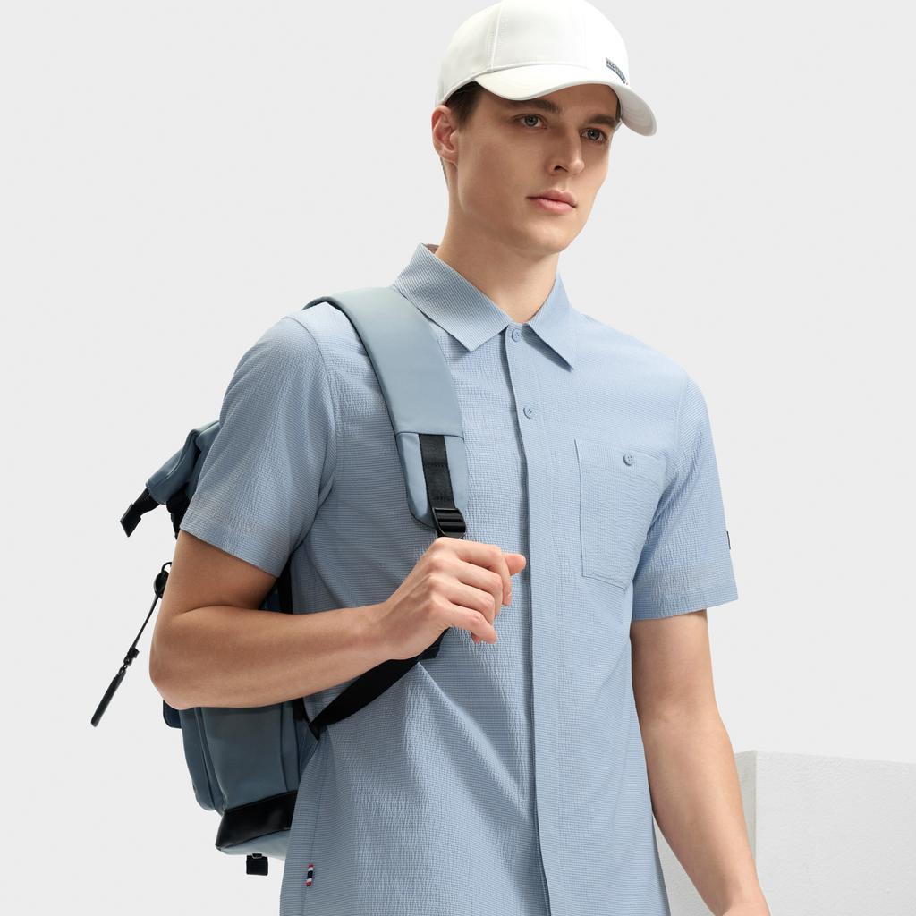 New FILA SS24 Shirt Men's All Over Print F11M431401FZA