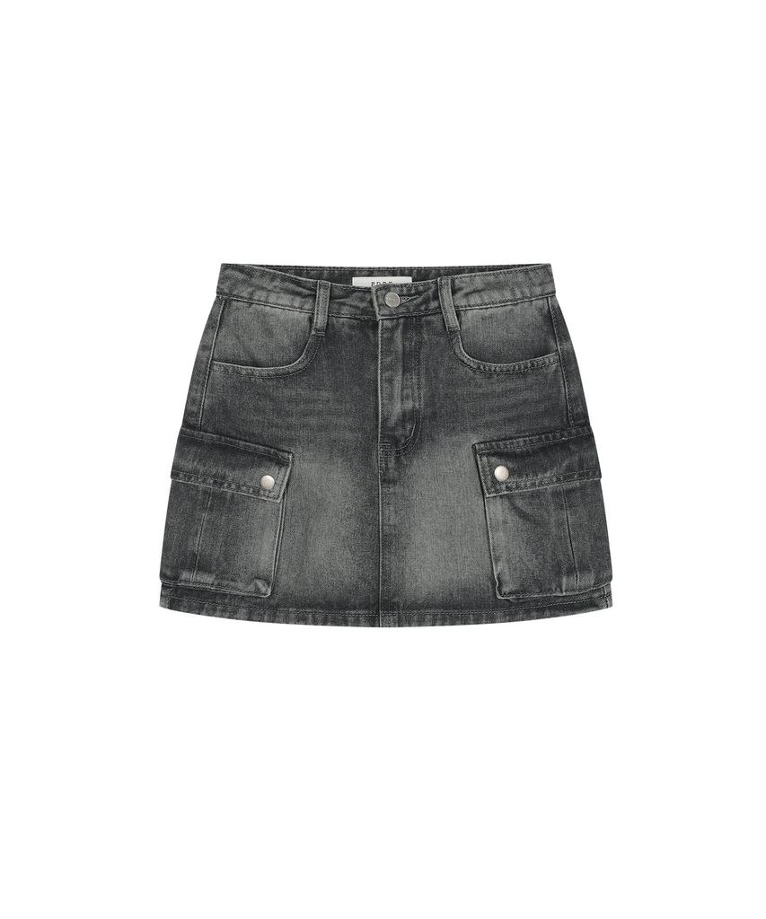 Pandora Fit Elga Cargo Denim Skirt
