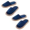 LEC Cleaning Slippers NEO 2 Pairs Set L Size 25-27cm Navy Microfiber Machine Washable