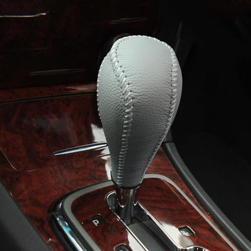 Car Gear Shift Knob Cover For Buick Lacrosse 2006-2008 Leather Gearbox Shift Knob Cover Gear Knob