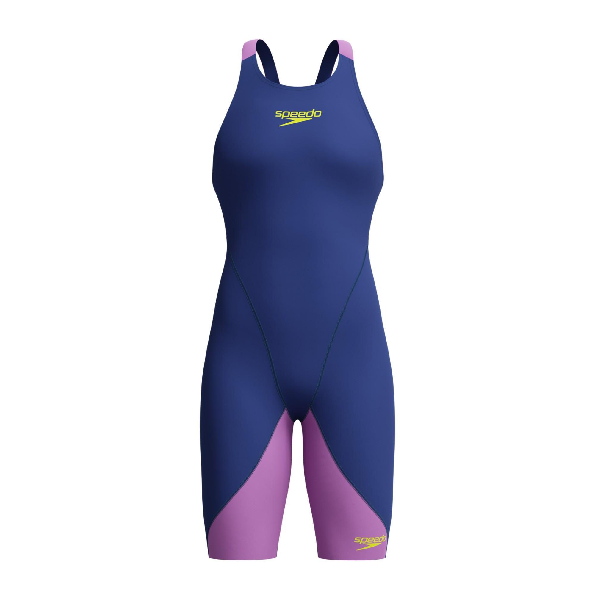 Speedo Damen Fastskin LZR Ignite Einteiler Badeanzug 30 UK dunkelblau