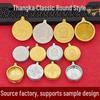 Tibetan Titanium Steel Ga Wu Box Pendant Memorial Frame - Ten Great Freedoms
