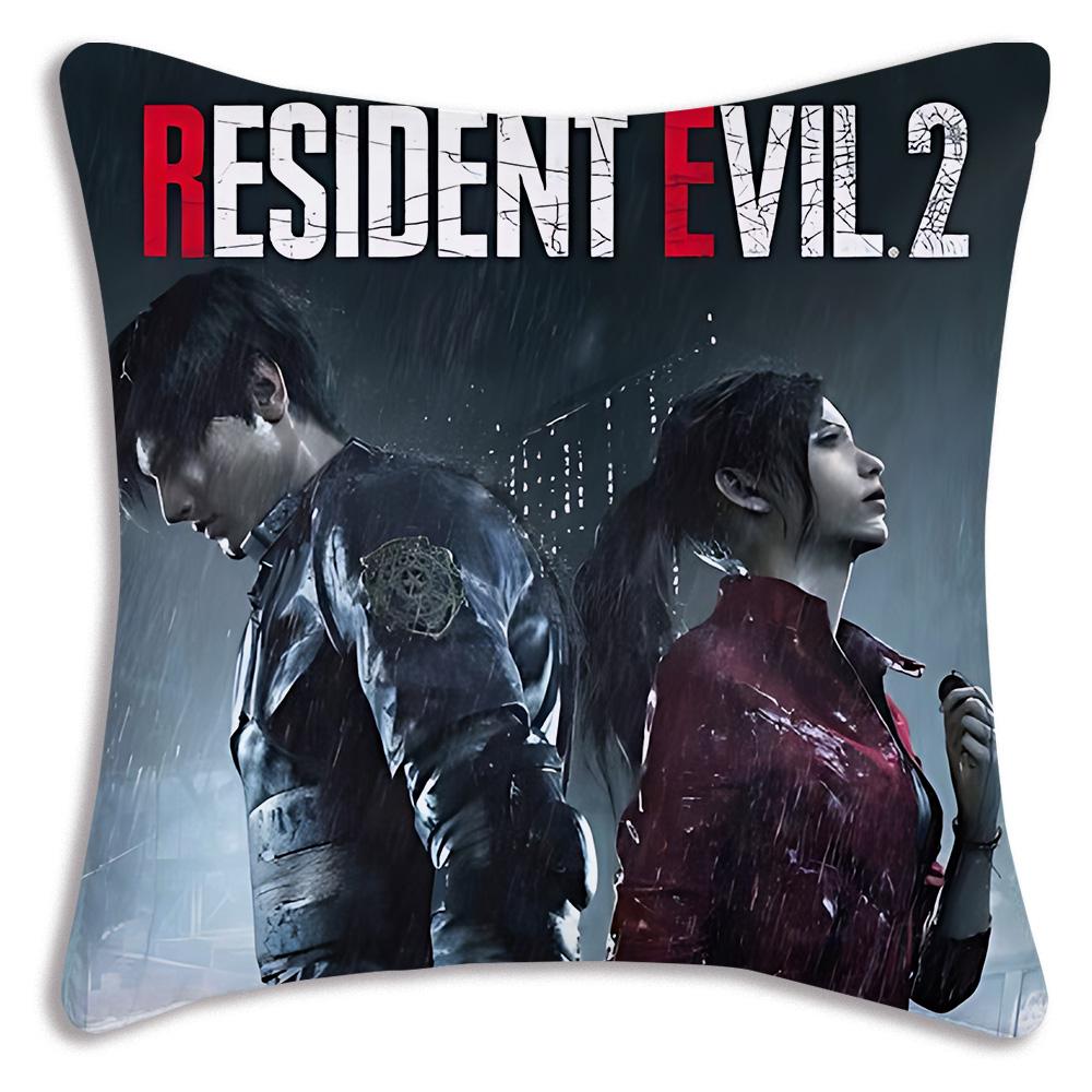 Movie ResidentS Evil Umbrellas Pillow Covers Cartoon Sofa Decorative Home Double-sided Printing Short Plush Cute Cushion Cover
