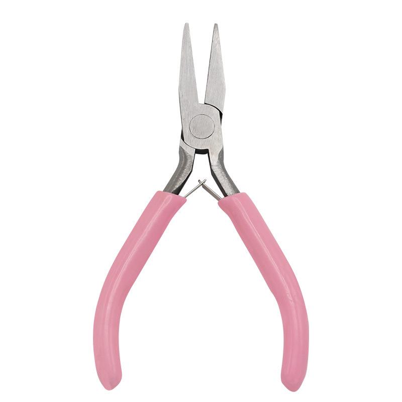 5-Inch Mini Multifunctional Pliers Set: Needle-Nose, Tiger, Round-Nose, Angled - Perfect for Jewelry DIY and Handmade Accessories.