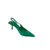 Women Simple Blue Slingback Pumps 2025 Summer Elegant Pointed Toe High Heels Shoes Woman Solid Thin Heel Sandals for Women