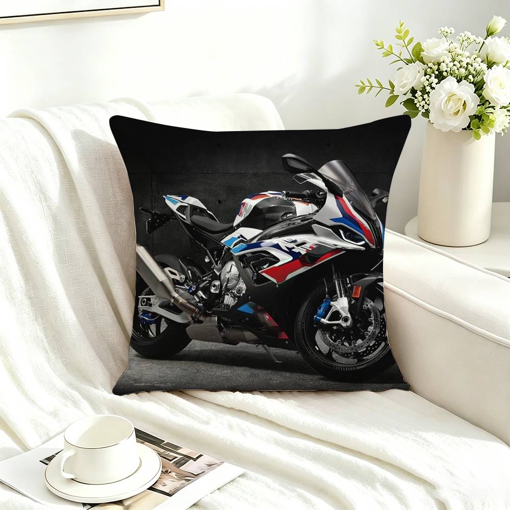 Cool S-s1000rr motorcycle Square Double-Sided printed Pillow Case Bedroom Bedside Pillow Sofa Cushion Cover