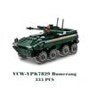 Hummer Blindato Militare Stryker Carro Armato Auto Esercito USA Russia Soldato Guerra Moderna Armi Modello Blocchi da Costruzione Mattoncini Giocattoli per Bambini
