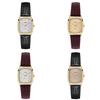 Womens Quartz Watch With Leather Strap Waterproof Retro Elegant For Casual Wear