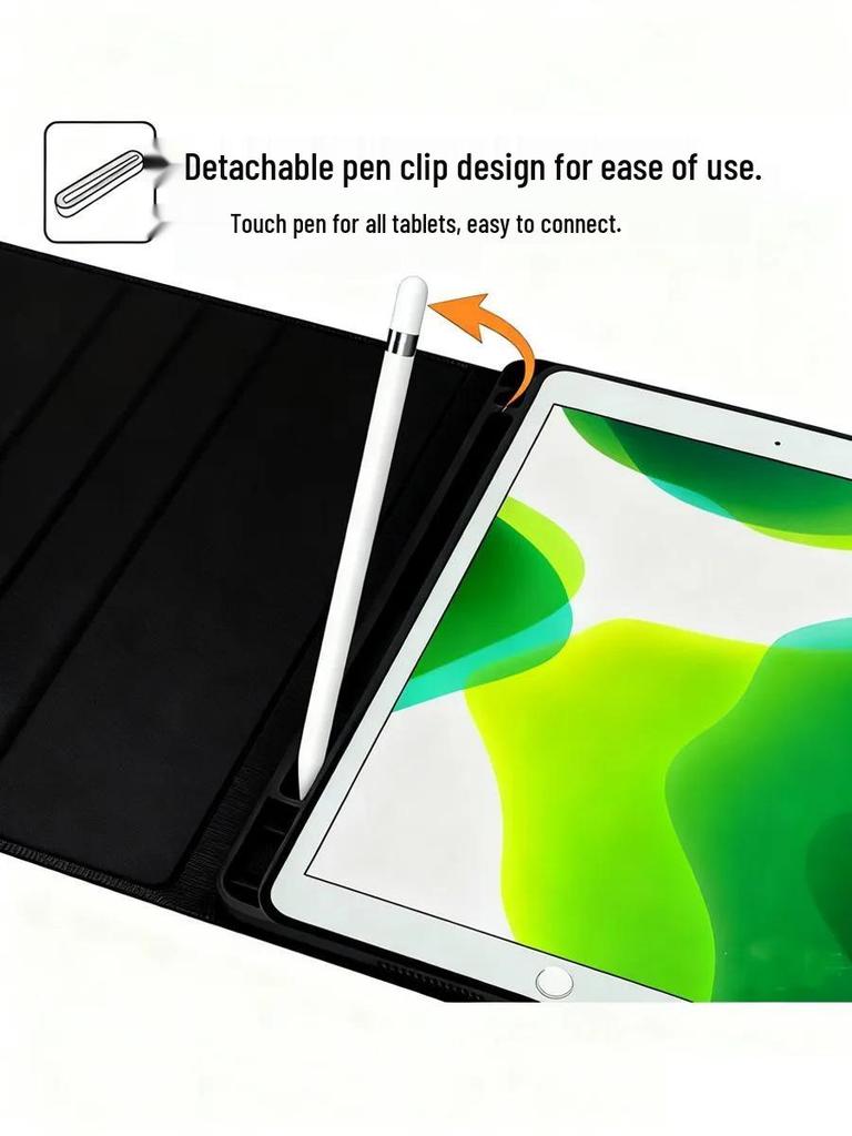 Samsung A9 Plus Tablet Lederen Magnetische Beschermhoes met Pennenhouder voor S10 Lite, A8, S9FE+, Valbestendige S11 Hoes.