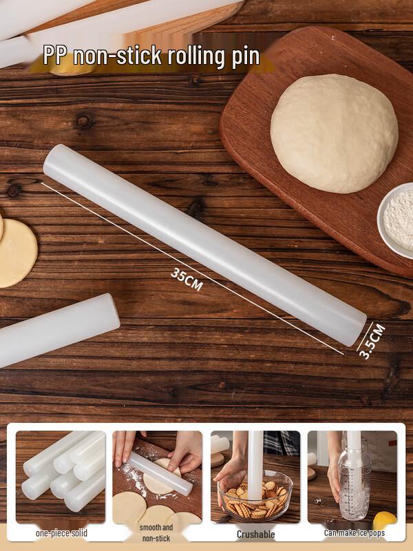 

Food-Grade Glass Rolling Pin Set