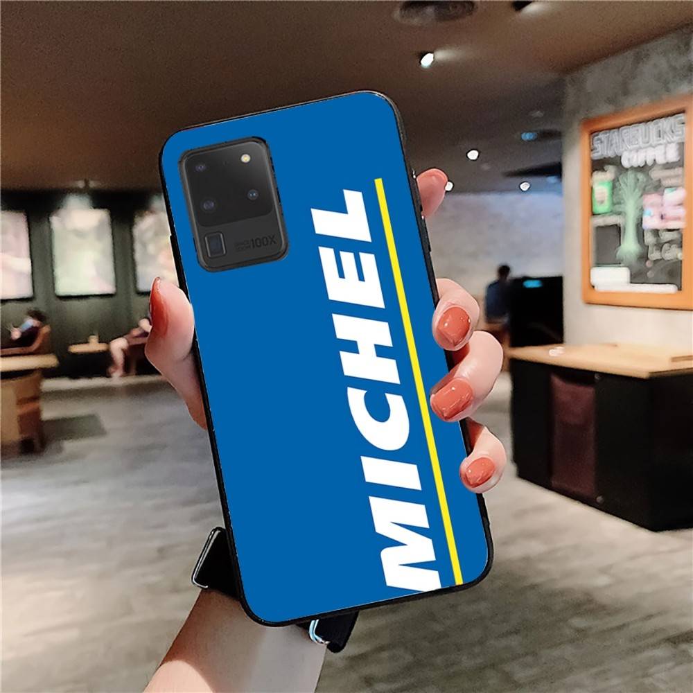 M-Michelins Logo Phone Case For Samsung S 24 Fe 25 Ultra Plus 20 Lite 21 30 22 23 24 22 Ultra 5G Fundas