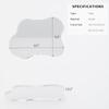 Acrylic Coaster Decorative Plates, Irregular Bar Drink Coaster, Clear Cloud Shape Coffee Cup Coaster, Perfect for Tabletop