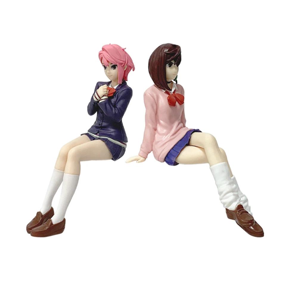Anime Dandadan Ayase Momo Shiratori Aira Sitting Posture S.H.Figuarts Transformed Assembly PVC Figure Toy Action Figures Present