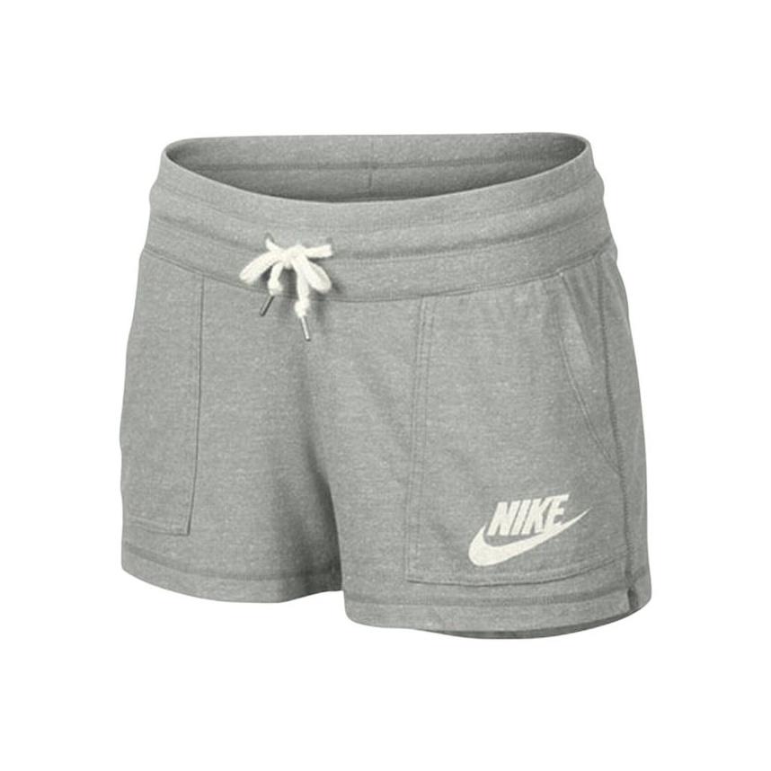 

Nike Вязаные шорты со шнуровкой и надписью, влагоотводящие, спортивные, женские шорты 545879-050 L