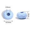 20pcs/lot Acrylic Big Hole Beads Colorful Abacus Shape Loose Spacer Beads For DIY Handmade Bracelet Earrings Jewelry Accessories