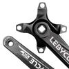 Crankset Lightweight Aluminum Alloy Square Taper Single Speed Narrow Wide Chainring 170mm