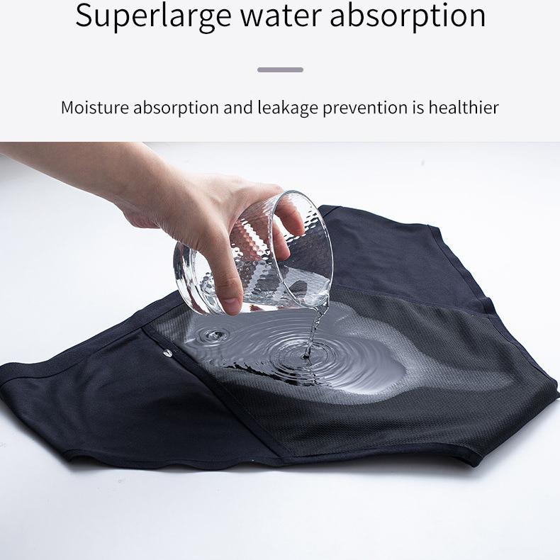High-Waist Plus Size Leak-Proof Women's Menstrual Panties - Multi-Color, Breathable, Seamless, and High Absorbency.