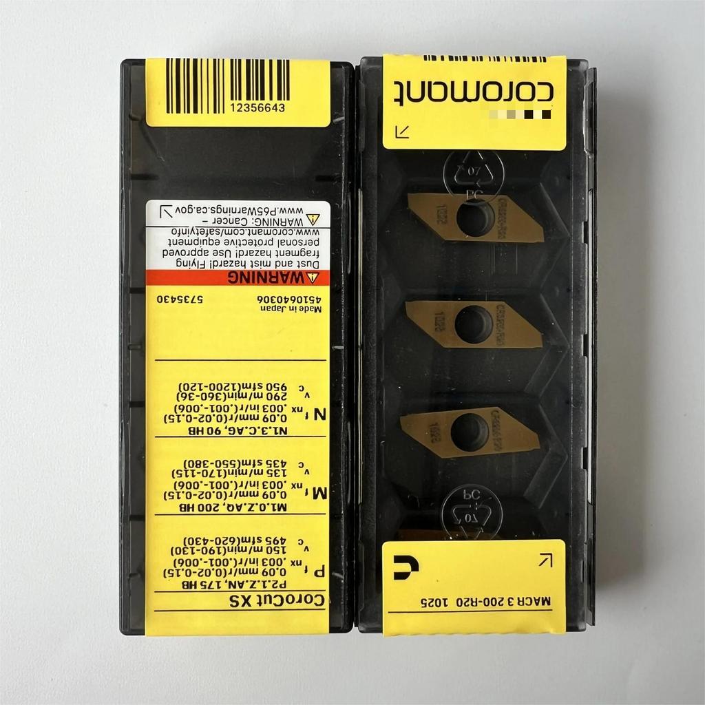 MACR3200-R20 1025 / Industrial indexable Carbide Inserts 10 Pcs