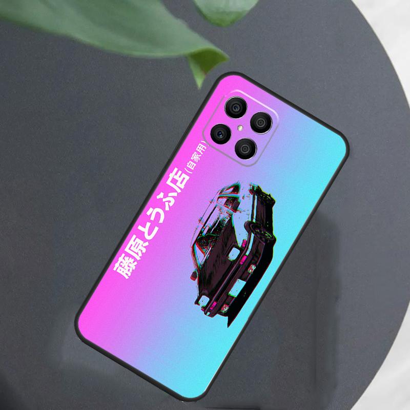 JDM Vaporwave Glitch Anime Pour Honor Magic 8 7 6 Pro Coque Pour Honor Win RT X9d X9c X9b X9a X8c X8b 50 70 90 200 400 Lite