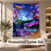 Rocket League Tapestry, Personalized Custom Text, Wall Hanging Tapestry For Living Room Home Wall Decor