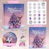 Colorful Crystal Bracelet Making Kit Christmas Blind Box Advent Calendar Diy Set For Women Birthday Valentines