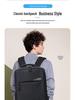 Men's High-End Fashion Waterproof Business Commuter Backpack with Large Capacity for Laptops and Travel