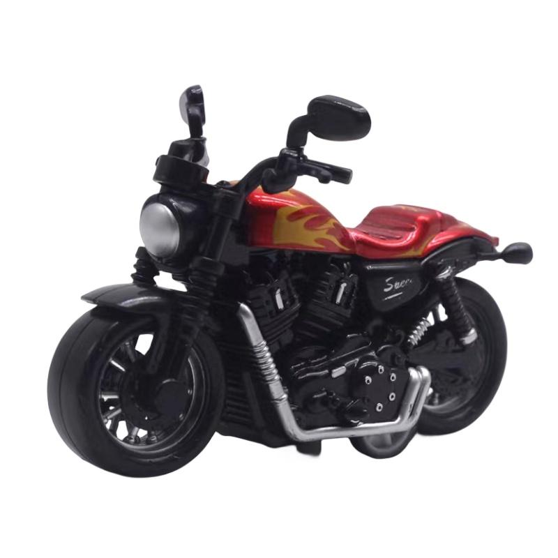 Langlebige Legierung Motorrad Sammlerstück Ideal für Backdekoration Realistisches Rennwagen Spielzeug" Charaktere)