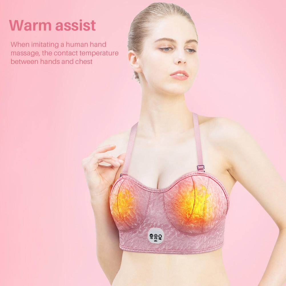 Electric Massage Bra Breast Massager Vibration Chest Sexy Massage Electric Instrument Electric