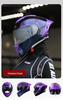 3C/DOT Color-Changing Dragon Motorcycle Helmet: Warm, All-Seasons, Half Helmet for Men and Women, Full Face Winter Safety Gear