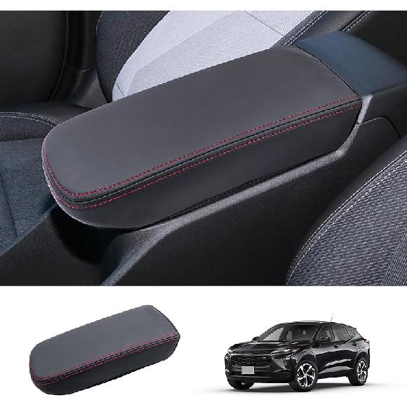 2024 2025 2026 Chevy Trax Center Console Cover for Chevy Trax (LS/1RS/LT/2RS/ACTIV), Waterproof&Comfy Leather Armrest Cover 2026 2025 Chevy Trax Leather