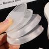 1/20 st sminkpuderpuff silikon non-stick mjuk transparent rund droppformad kosmetisk kraftsvamppuff smidig blandning