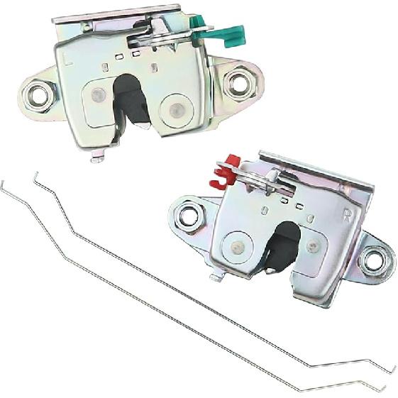 1Pair Tailgate Latch Lock With Control Link Compatible With Toyota Tundra 2007- Replaces 65780-0C041 65790-0C041 65655-0C011 65656-0C011 Left Right
